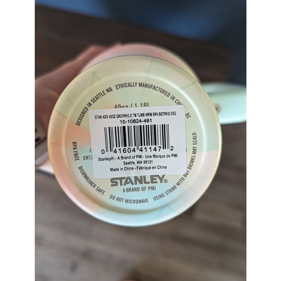 Warm Serene Brushstroke ~ STANLEY CLEAN SLATE TUMBLER 40 0Z - Picture 9 of 9